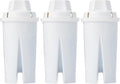 Replacement Water Filters for Water Pitchers, BPA-Free, WQA & NSF Certified, Compatible with Brita Water Pitchers & Drinking Water Filter Systems, 6 Month Filter Supply, 3-Pack