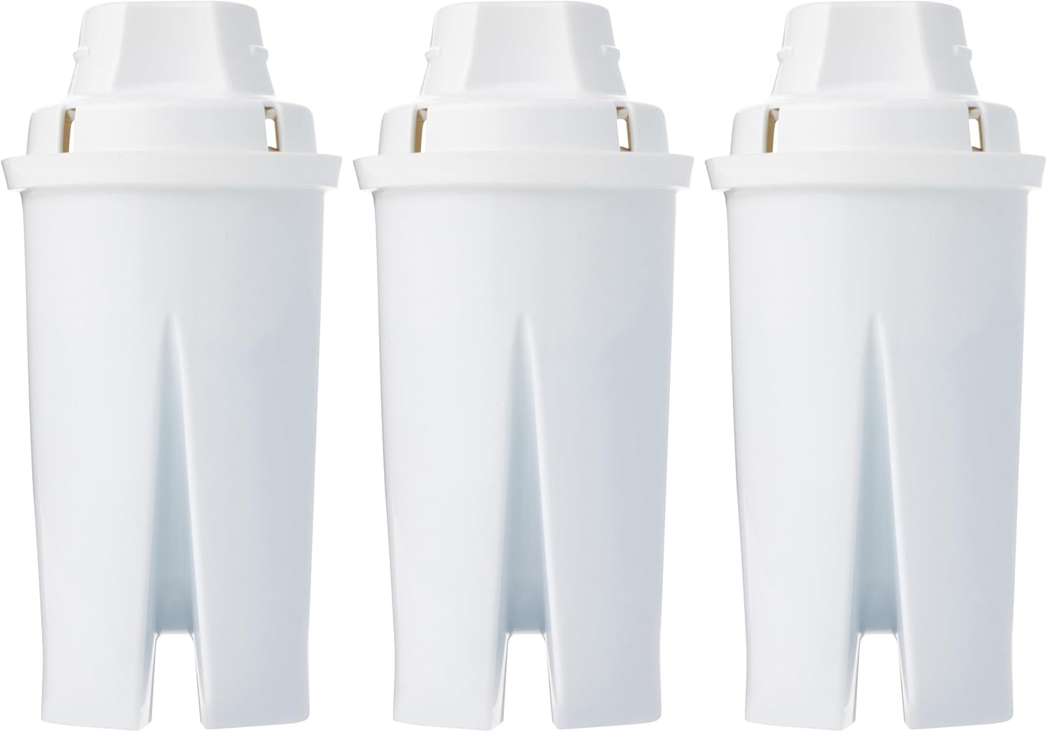 Replacement Water Filters for Water Pitchers, BPA-Free, WQA & NSF Certified, Compatible with Brita Water Pitchers & Drinking Water Filter Systems, 6 Month Filter Supply, 3-Pack